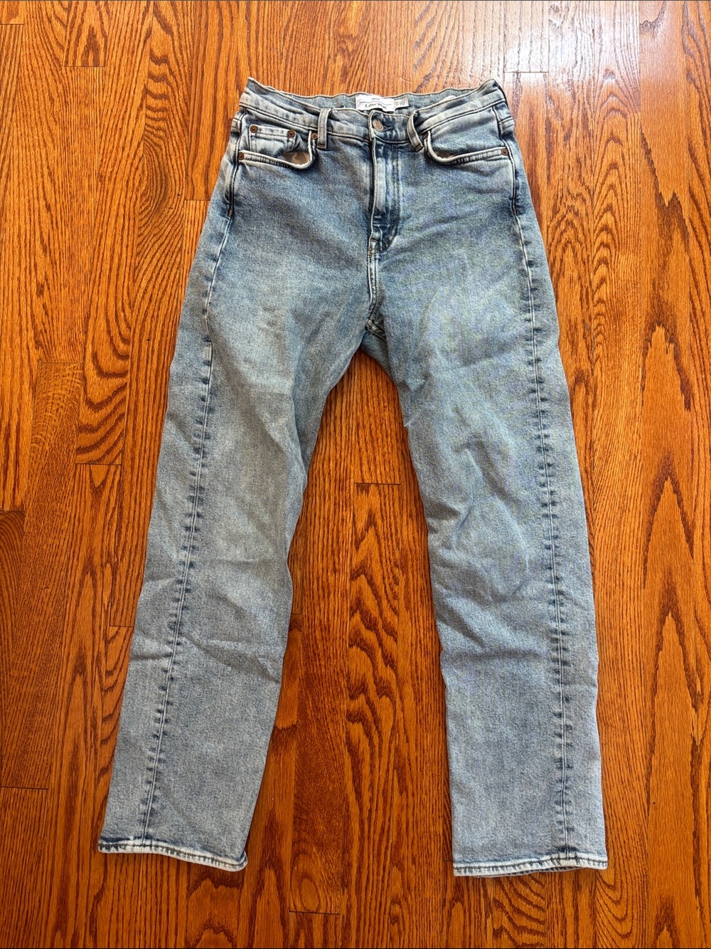 & Other Stories Light-Wash Straight Jeans